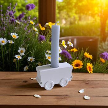 Geburtstagszug Lokomotive Waggon Kerzenhalter Kindergeburtstag Anhänger Lok Geburtstagszahl aus Raysin - Artikel-Nr. 1100012